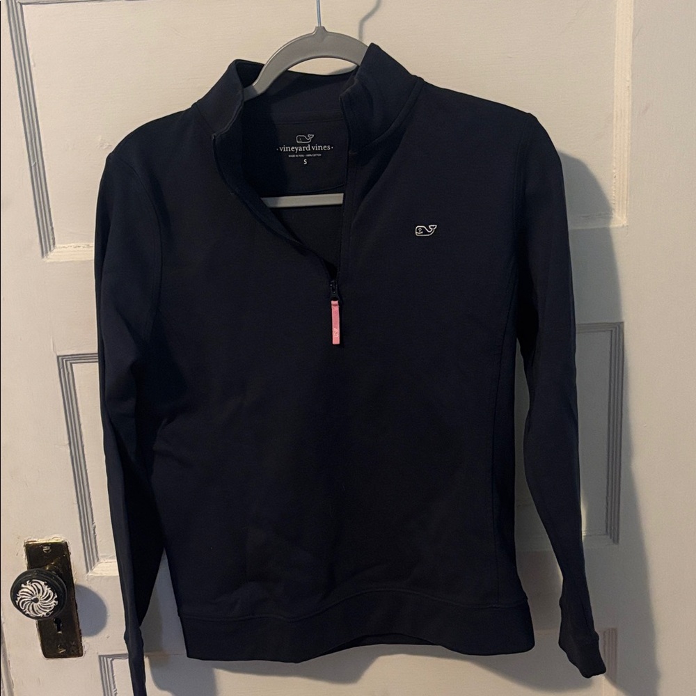Vineyard Vines Women's Navy Quarter-Zip Pullover